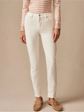 Women’s Slim Straight White Jeans